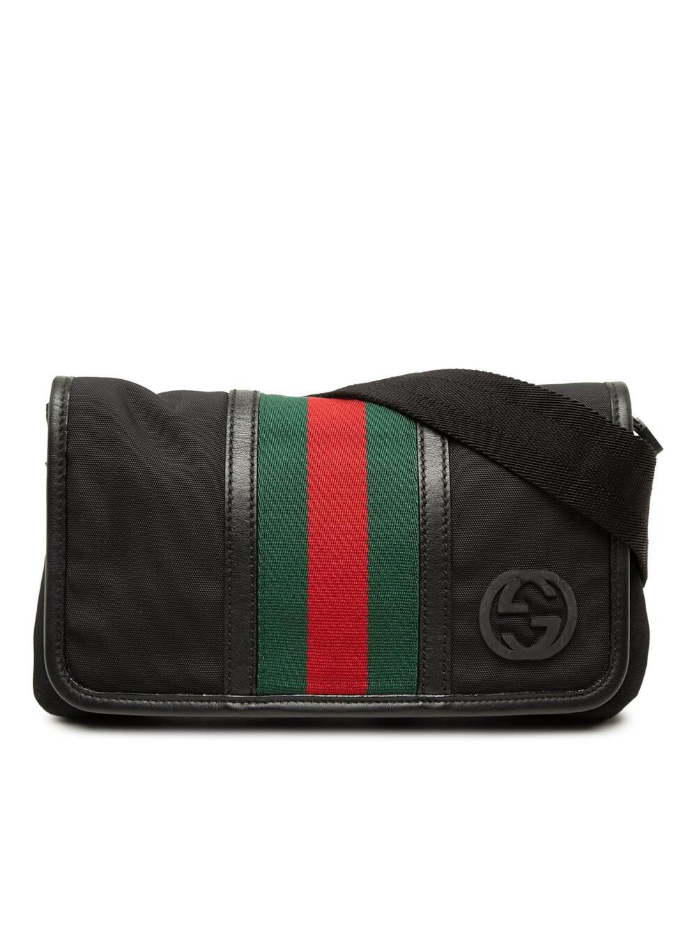 Gucci Nylon Interlocking G Web Belt Bag #361654G65B